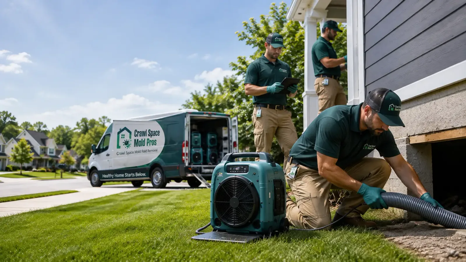Crawl Space Mold Removal in Milton, KS